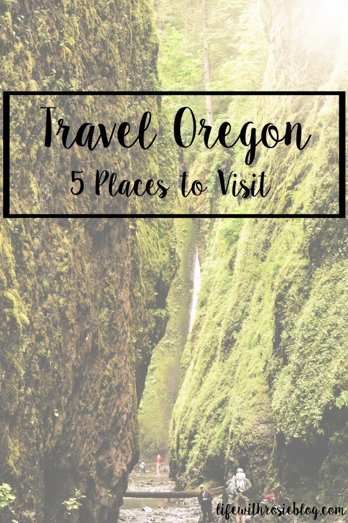 Travel Oregon: 5 places to visit, including Oneonta Gorge, Seaside, Ecola State Park and Tillamook! // Life with Rosie