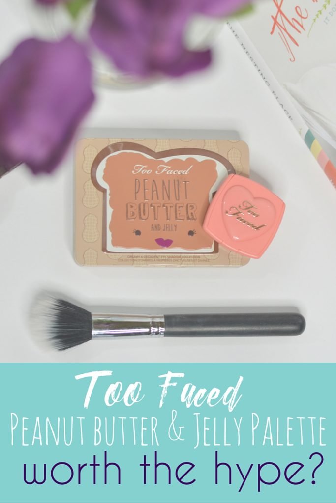 Too Faced Peanut Butter & Jelly Palette: Is it Worth The Hype? A full review of the new Too Faced Peanut Butter and Jelly Palette with swatches and 3 looks using it! // Hey There, Chelsie